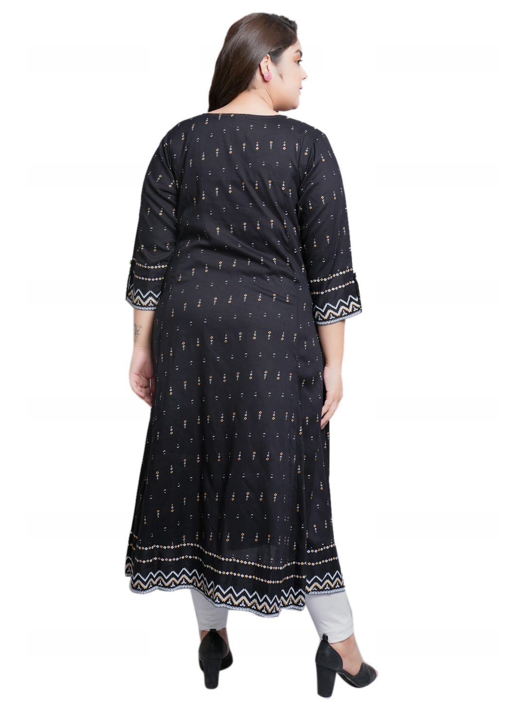 Buy Idalia Black Printed Anarkali Kurta for Women Online @ Tata CLiQ